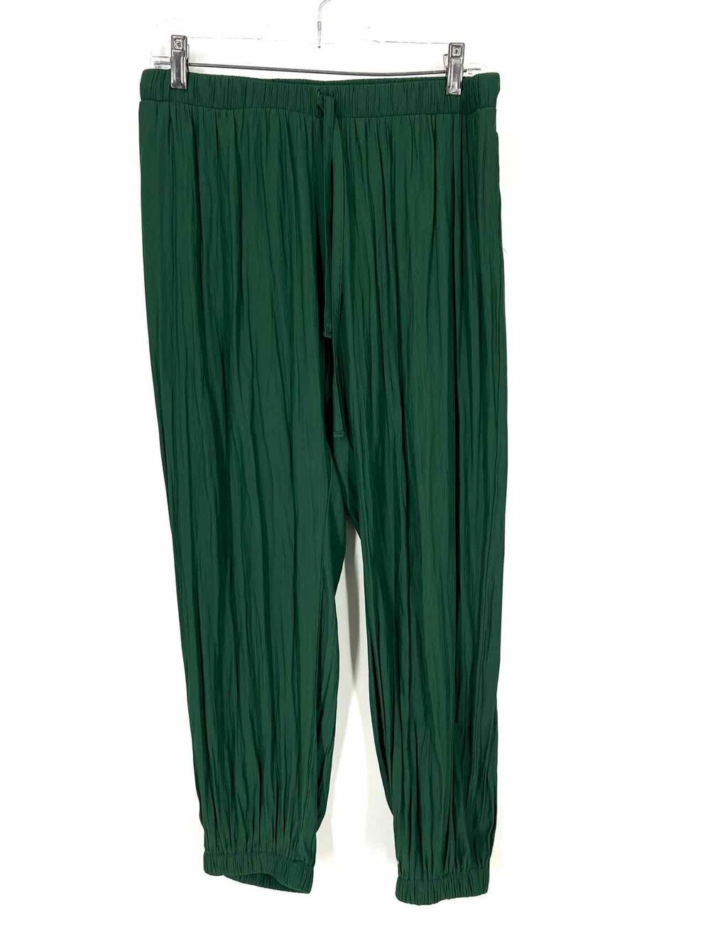 Koch Size M Green Jogger Crinkled Designer Pants